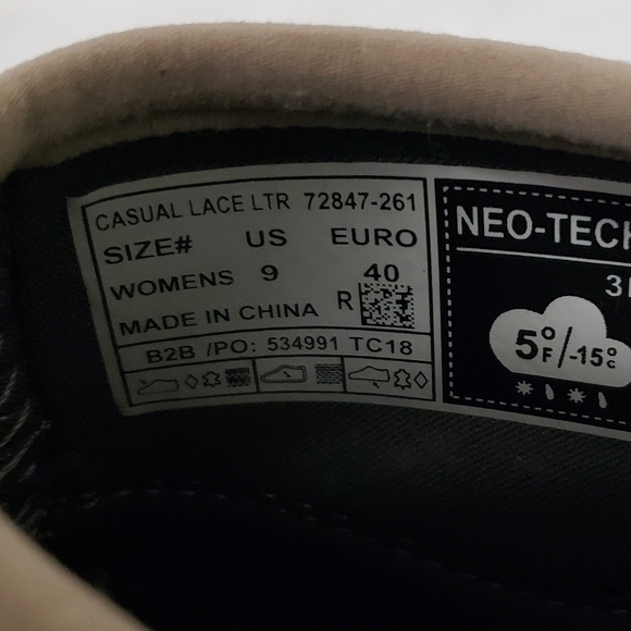 BOGS Women's Classic Winter Short Leather Waterproof Lace Up Boots Tan Size 9 - Picture 4 of 9